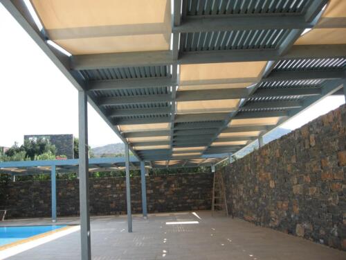 ξυλινη περγκολα πανι καφασοτα 6